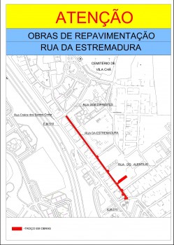 Barreiro - Freguesia de Santo António da Charneca Condicionamento de Trânsito na Rua da Estremadura