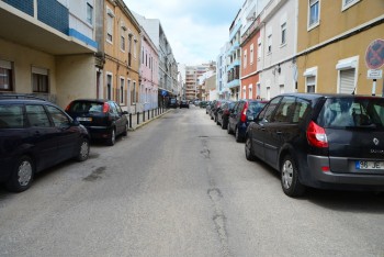 Repavimentação da Rua Heliodoro Salgado no Barreiro Uma clara melhoria do espaço público.
