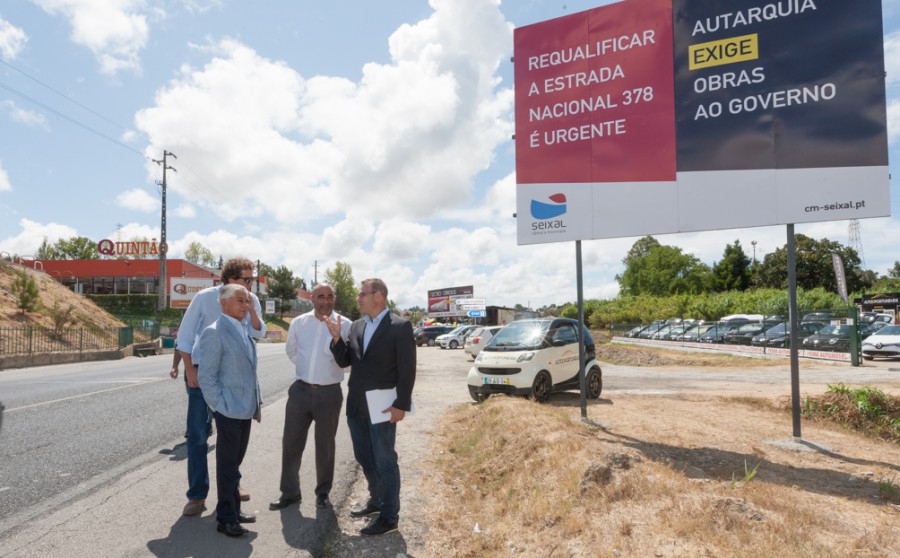 Seixal e Sesimbra solicitam reunião ao ministro do Planeamento e das Infraestruturas Necessidade da requalificação da EN378