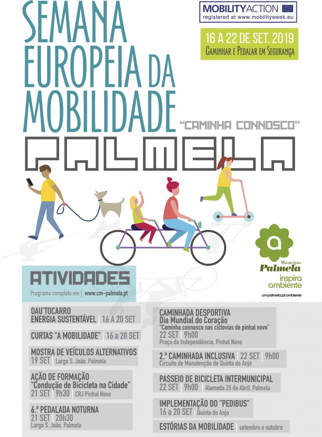 Palmela promove a utilização dos transportes públicos no concelho Semana da Mobilidade: Carreira 449 da TST gratuita até 31 de outubro