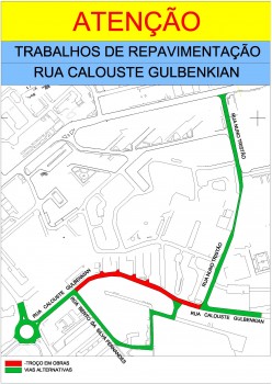 Barreiro - Freguesia do Alto do Seixalinho Condicionamento de Trânsito na Rua Calouste Gulbenkian