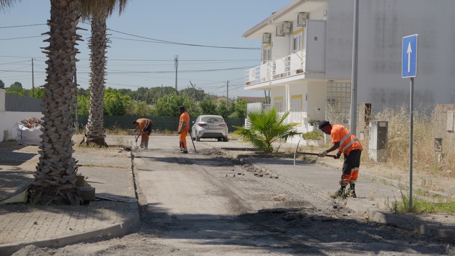 Câmara Municipal da Moita Deu início a um plano integrado de repavimentações rodoviárias