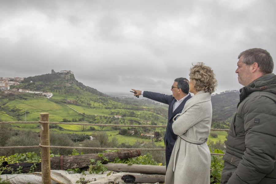 Ministra da Coesão Territorial visitou território afetado pelo incêndio Município de Palmela apresentou um balanço dos impactos do sinistro