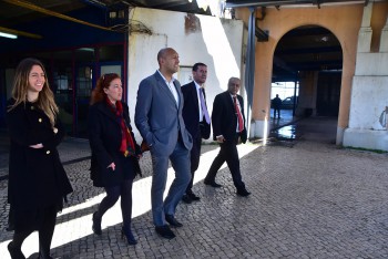 Barreiro - Miguel Frasquilho, Presidente da Agência Investimento e Comércio Externo de Portugal Visitou Antiga Estação Rodo-Ferro-Fluvial, Alburrica e Quimiparque