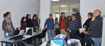 no Montijo «Presidência Aberta Solidária» Visita Equipa do RSI