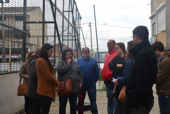 Barreiro - Projeto de requalificação do espaço central da Rotunda 25 de Abril Eleitos visitam a Freguesia do Lavradio