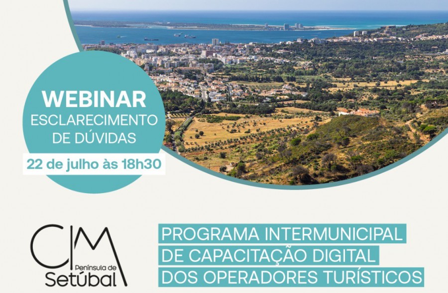 Comunidade Intermunicipal da Península de Setúbal Lança Programa Intermunicipal de Capacitação Digital dos Operadores Turísticos