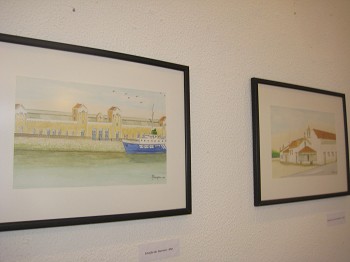 Barreiro - Aguarelas de Reinaldo Santos Uma «viagem» colorida pelos espaços da cidade e do concelho