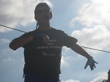 Aeróbica no Parque da Cidade do Barreiro Participam cerca de 300 pessoas todos os domingos
