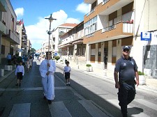 Postais do Barreiro Cortejo Religioso na ruas do Lavradio