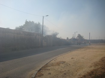 Incêndio no Lavradio - Barreiro