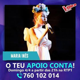 No The Voice Kids Hoje com Maria Inês aluna da Escola de Jazz do Barreiro