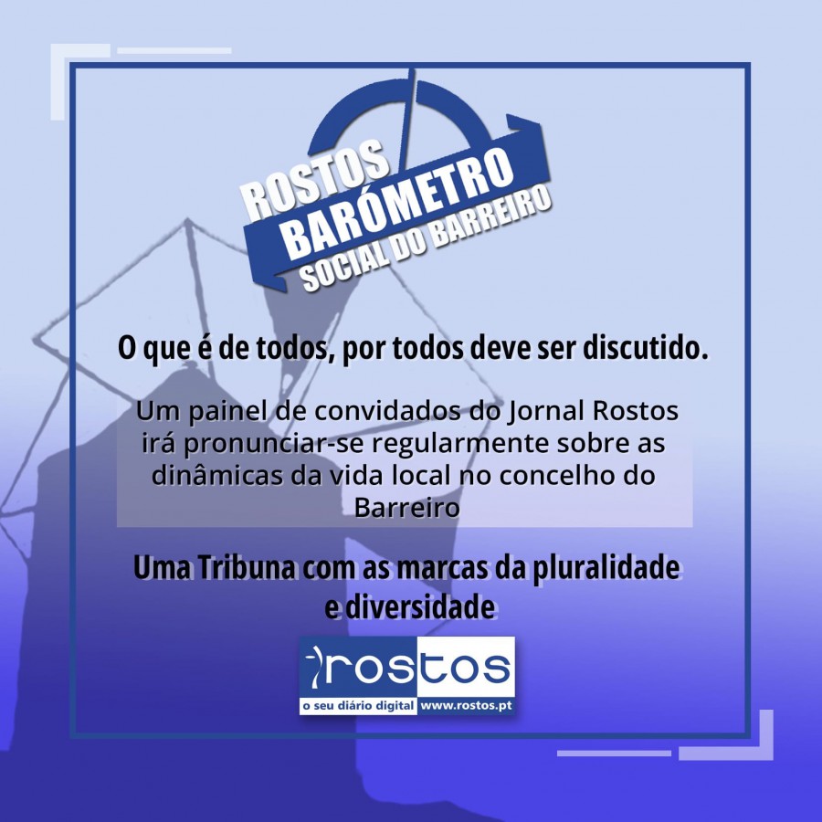No jantar comemorativo dos 20 anos do Jornal Rostos DIVULGADO A CRIAÇÃO DO «BARÓMETRO SOCIAL DO BARREIRO»