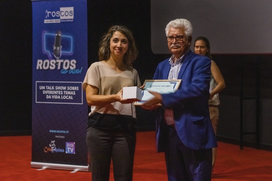 Rosto do Ano 2021 - Educação Susana Alves do Projecto Dignipédia