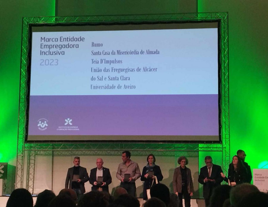 BARREIRO – Rumo, Cooperativa de Solidariedade Social Pela segunda vez recebe Prémio “Marca Entidade Empregadora Inclusiva 2023”