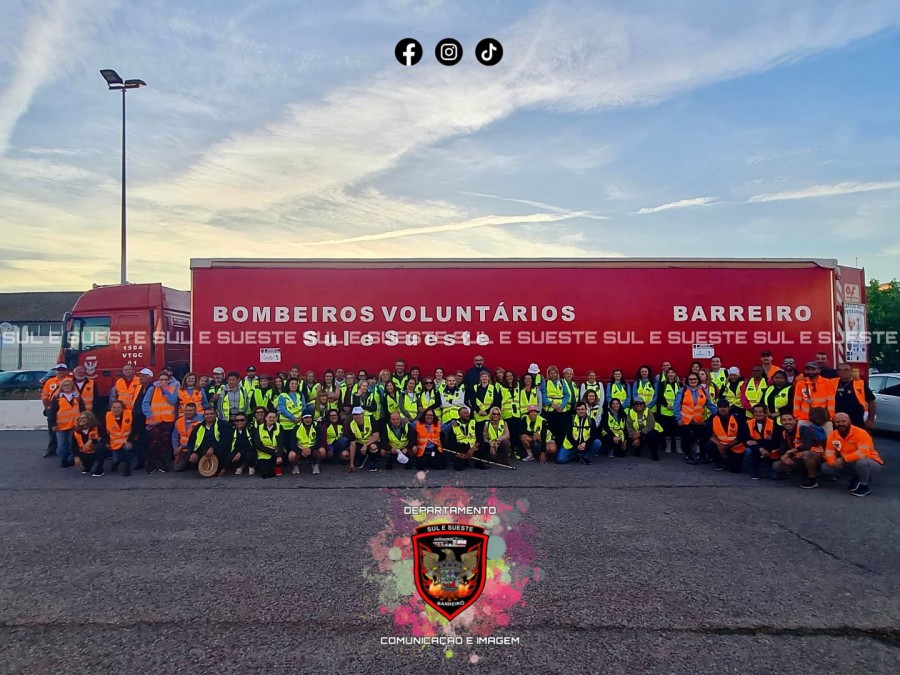 15.ª Peregrinação do Corpo de Bombeiros do Sul e Sueste Arrancou ontem do Barreiro rumo a Fátima