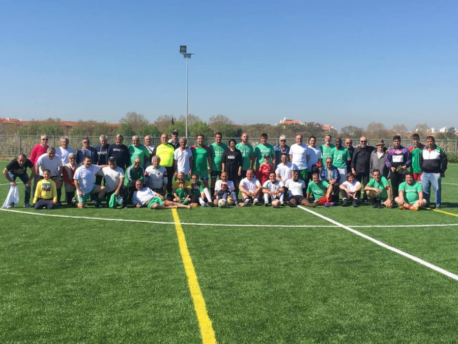 Moita - Complexo Desportivo do União Banheirense. Recebeu o primeiro jogo de futebol