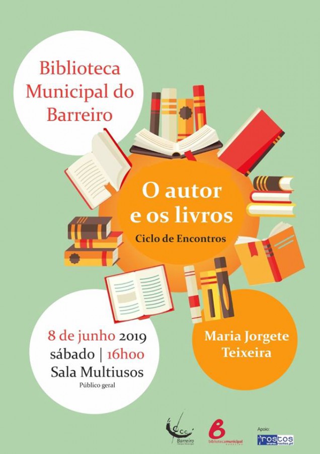 Ciclo de Encontros na Biblioteca Municipal do Barreiro «O autor e os livros» com Maria Jorgete Teixeira