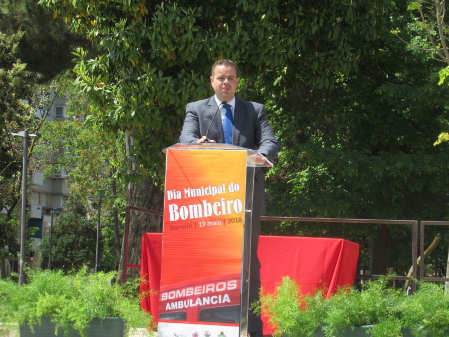 Frederico Rosa, Presidente da Câmara Municipal do Barreiro «Apenas 10% da população é associada das duas Corporações de Bombeiros»