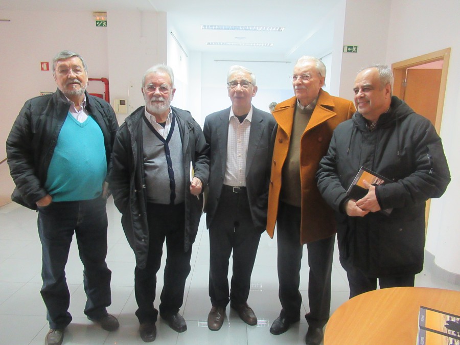 Jorge Fagundes histórico do Partido Socialista Recebe abraço de todos os anteriores presidentes da Câmara Municipal do Barreiro