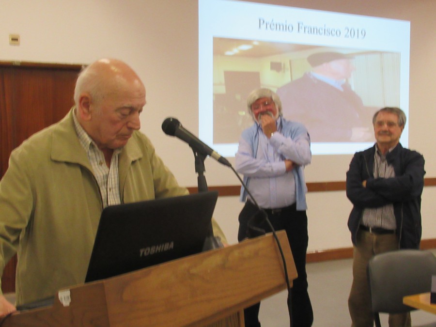 Barreiro - Prémio Francisco 2019 Atribuído a Mariano Vargas . Sócio fundador da FRATER