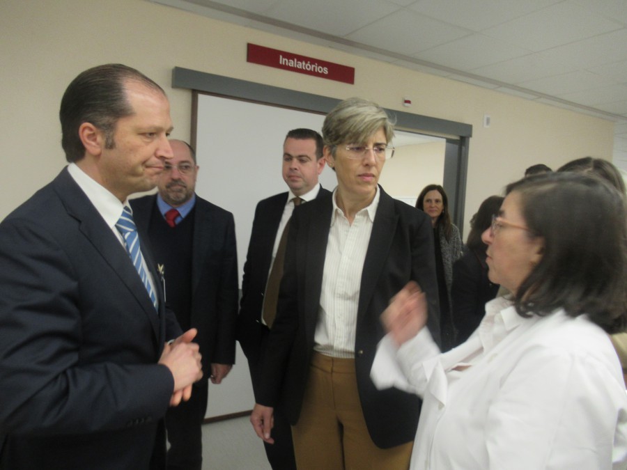 Secretária de Estado da Saúde no Hospital do Barreiro Inaugurou as novas instalações do Serviço de Urgência Geral