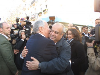 Marcelo Rebelo de Sousa já candidato à Presidência da República Esteve no Barreiro a beber a ginjinha