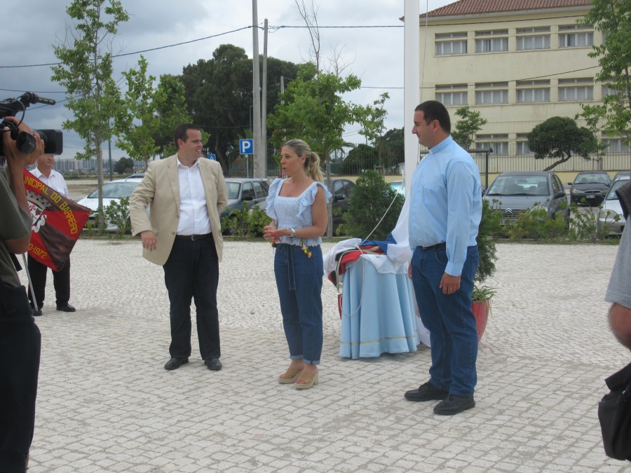 Banda Municipal tocou pela primeira vez a «Marcha do Barreiro» Içar do «Mastro» anuncia as Festas 2018