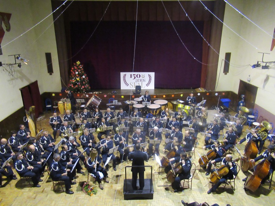 Recordado o ano da fundação da SFAL Um excelente concerto com a Banda Sinfónica da Policia de Segurança Pública