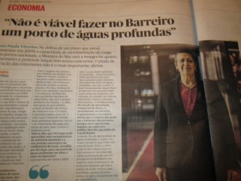 Terminal de Contentores do Barreiro «Se cumprir os critérios ambientais e houver privados interessados o terminal avança»