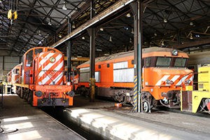 Isto é noticia - CP vai aumentar o ritmo das recuperações de comboios No Barreiro serão recuperadas três locomotivas a gasóleo