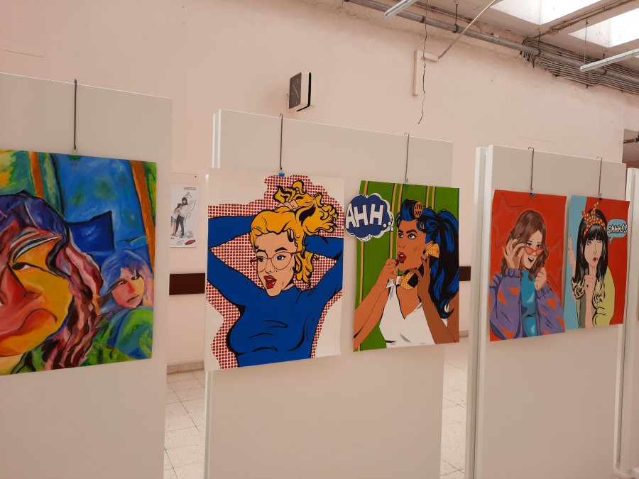 No Hospital do Barreiro Exposição de trabalhos de alunos da Escola Secundária Augusto Cabrita