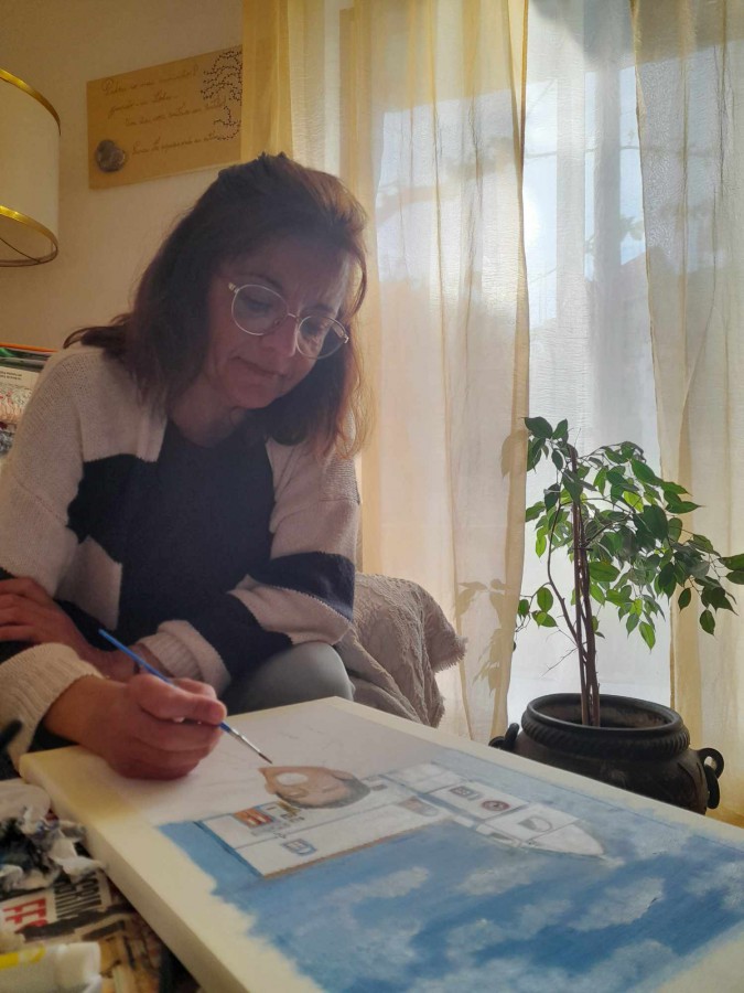 Alcácer do Sal - Freguesia do Torrão Sandra Vitória há sete anos que se dedica à pintura