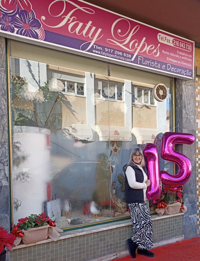 Faty Lopes - a marca que se sente num sorriso florido 15 anos de amor e dedicação à arte floral