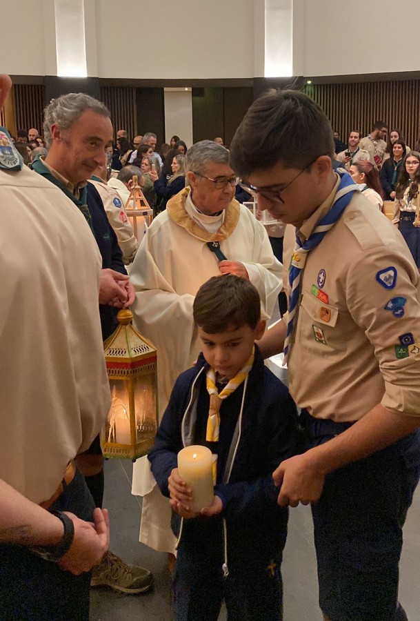 Na Igreja Paroquial de Santo André no Barreiro. Diocese de Setúbal concentrou a cerimónia da Luz da Paz de Belém