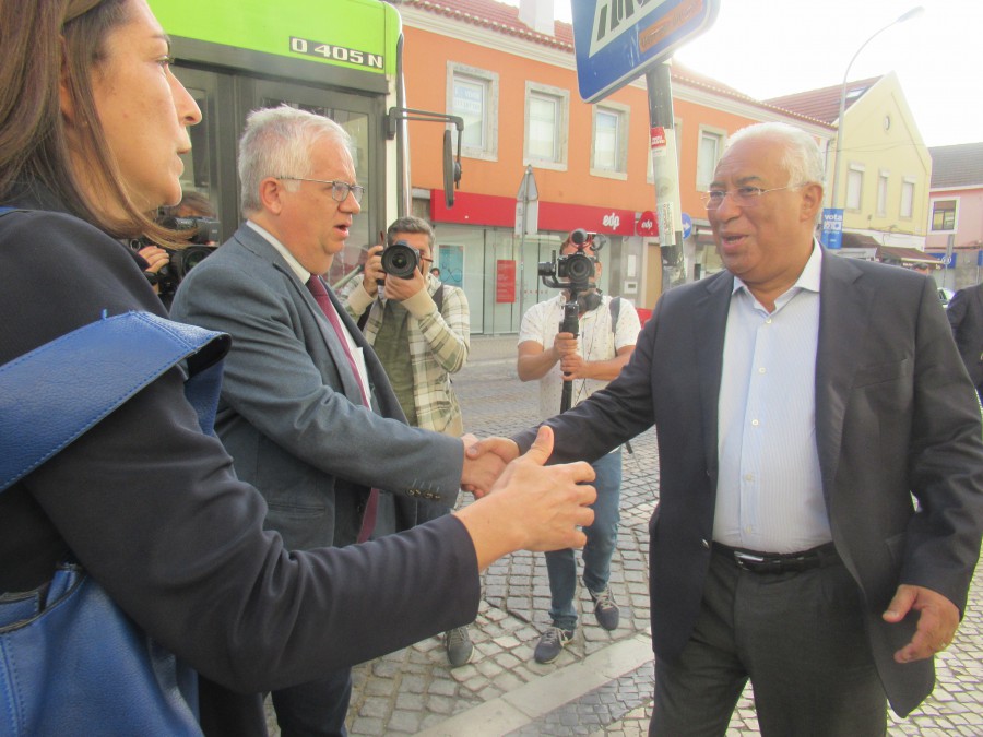 António Costa no Barreiro No desafio de combate às alterações climáticas é fundamental mudar o paradigma da mobilidade