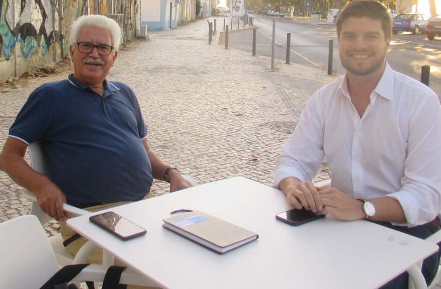 Tomar café nas freguesias – Barreiro / Lavradio Tiago Sousa Santos do PSD há obras de cosmética para tirar fotografia