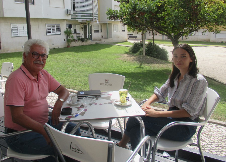 Tomar café nas freguesias – Santo António da Charneca Daniela Vespeira do BE – há um problema a resolver ao nível dos transportes