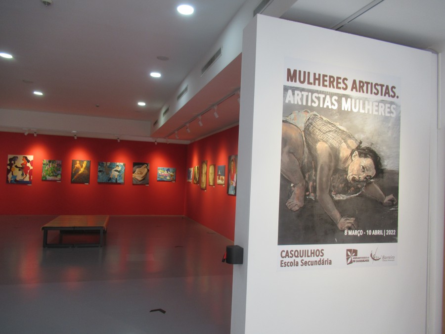 BARREIRO - No Auditório Municipal Augusto Cabrita Exposição MULHERES ARTISTAS.ARTISTAS MULHERES . Até ao próximo dia 10 de Abril.