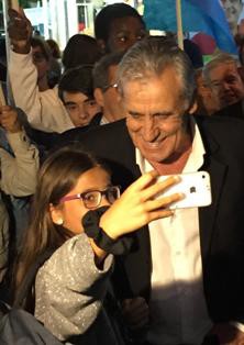 Jerónimo de Sousa visita Festas da Moita em Honra da Nossa Senhora da Boa Viagem. Acompanhado por candidatos às eleições autárquicas e simpatizantes da CDU