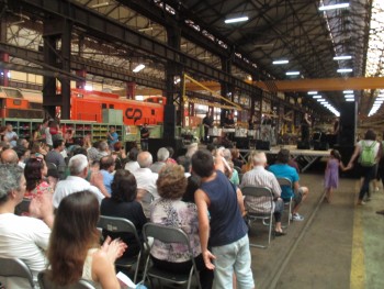 Barreiro - Dia da Cidade com Música na Rota da Resistência Das Oficinas da EMEF à «Sala de Convivio» do Luso uma tarde em cheio