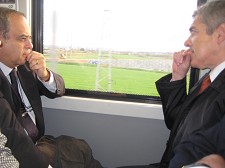 José Sócrates no Barreiro Inaugura electrificação do troço Barreiro – Pinhal Novo