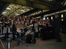 Concerto do Coral TAB nas Oficinas da EMEF - Barreiro A Cidade e a Música – os cânticos deram vida ao silêncio das bigornas