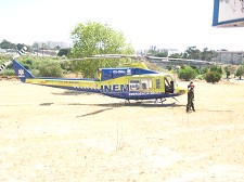 Despiste de veículo no Barreiro Dois jovens gravemente feridos . Transportados de helicóptero para Lisboa