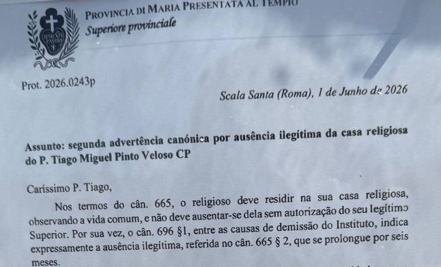 BARREIRO - Ex- Padre Tiago Pinto Veloso de Santo Antonio da Charneca Escrevi ao Papa Francisco a informar que deixava a vida sacerdotal