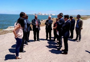 Secretário de Estado do Ambiente no Barreiro Visitou no território da Baía do Tejo a área do Terminal de Contentores