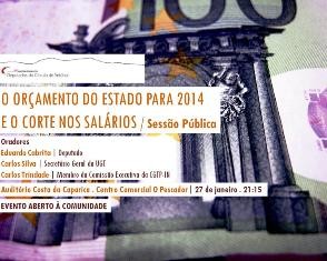 Almada - Deputados socialistas de Setúbal promovem sessão pública sobre «O Orçamento do Estado para 2014 e o corte nos salários»