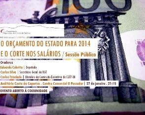 Almada - Deputados socialistas de Setúbal promovem sessão pública sobre «O Orçamento do Estado para 2014 e o corte nos salários»