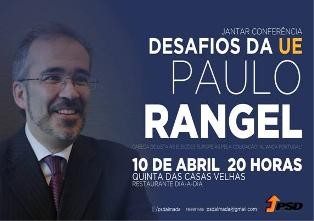Jantar/Conferência com Paulo Rangel em Almada Sobre «Os Desafios da UE»
