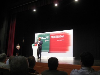 António Costa no distrito de Setúbal Jantar- Convivio na Caparica em Almada